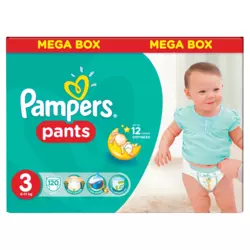 Pampers Pants Veličina 3 (Midi) 120 Pelene-Gaćice, mjesečno pakiranje