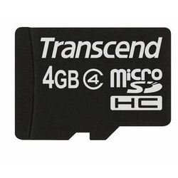 MICRO SD 4GB TRANSCEND bez adaptera TS4GUSDC4
