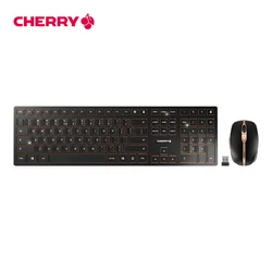 Cherry Tastatura, Bluetooth, Bežična, Crna + Miš, Crni