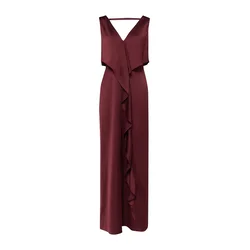 COMMA Obleka bordo