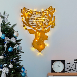 WALLXPERT Zidna dekoracija XMASGOLD 026