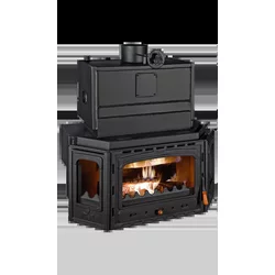 PRITY TCV35 Gusani kamin za etažno grejanje, 5 kW, Crni