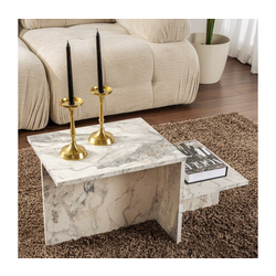 Klubska mizica HARMONY 40x80 cm marmor