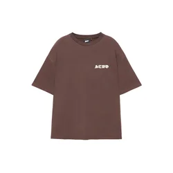 Pull&Bear Majica STWD kremna / rjava