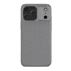 Maska Nillkin CamShield Pro za iPhone 17 Pro Max titanijum siva.