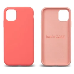 JUST IN CASE Set dve maske za telefon iPhone 11 MIX PLUS roze