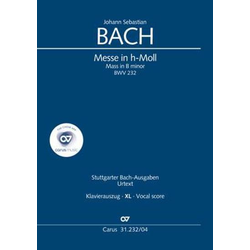 BACH J.S.:MESSE IN H-MOLL BWV 232 VOCAL SCORE