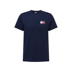 Tommy Jeans Majica ESSENTIAL  mornarska / rdeča / bela