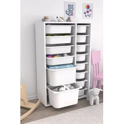 HANAH HOME Višenamenska polica Rine 2D4K8U White