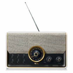 SAL Retro radio, AM-FM-BT-USB-mSD - RRT 6B