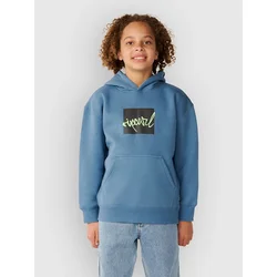 Rip Curl Rip Script Icon Kids Hoodie bluefin