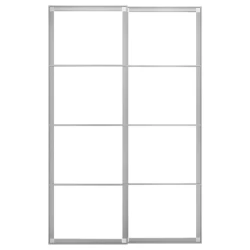 PAX Okvir para kliznih vrata sa šinom, aluminijum, 150x236 cm