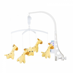 Muzička vrteška sa noćnim svetlom Chipolino Sweet giraffes