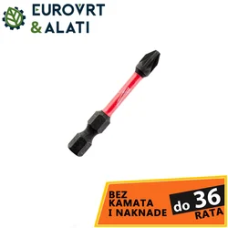 Milwaukee Udarni bitovi PZ SHOCKWAVE ojačani 1/4 Gen II PZ2 50 mm