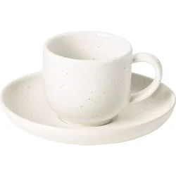 Skodelica s krožničkom Costa Nova Pacifica Espresso, prostornina: 0,07 litra, sol (6 kos)