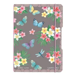 NOTES A5 CRTE (ISPREKIDANE) 40L 80G S GUMICOM LADYLIKE BUTTERFLIES HERLITZ 50044290