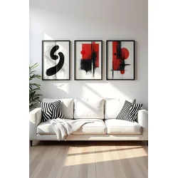 Wallity Uramljena slika Huhu444, 50x70 cm , 3 dela