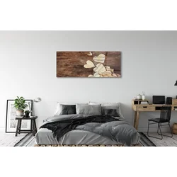 tulup.si Slika na steklu Srce opombe 140x70 cm 4 obešalnika
