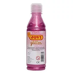 JOVI bleščeča tempera barva 250 ml v steklenički roza
