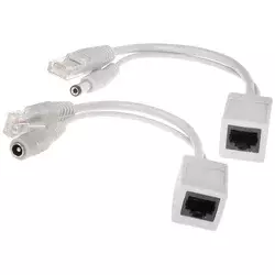 NAPAJALNI ADAPTER POE-UNI Z ZVITIM PARICAMI