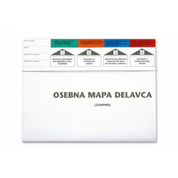 Osebna mapa delavca z elastiko