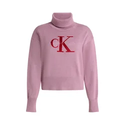 Calvin Klein Jeans Pulover orhideja / rdeča