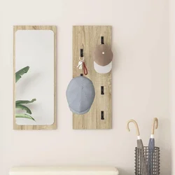 Vješalica za kapute na zidu Zidne Sonoma hrast 30 x 1,5 x 80 cm