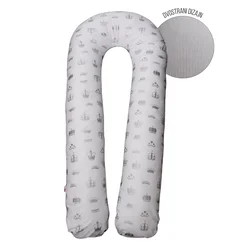NEWFORM Jastuk za trudnice i dojenje FAMILY Krune, 300cm, Beli