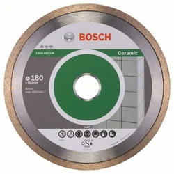 BOSCH Dijamantska rezna ploča Standard for Ceramic 180 x 25.4 x 7 mm