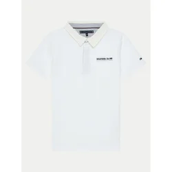 Tommy Hilfiger Polo majica KB0KB09332 Bela Regular Fit