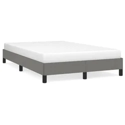 shumee vidaXL Posteljni okvir brez vzmetnice temno siv 120x190 cm blago