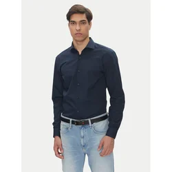 HUGO Srajca C-Jason 50293691 Mornarsko modra Slim Fit