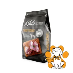KUDO Turkey & Duck Adult Medium & Maxi 12kg, Suva Hrana sa Ćuretinom i Pačetinom