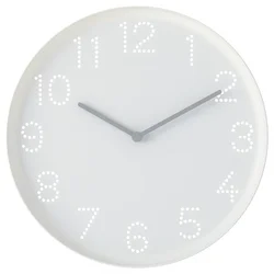 TROMMA Stenska ura, bela, 25 cm