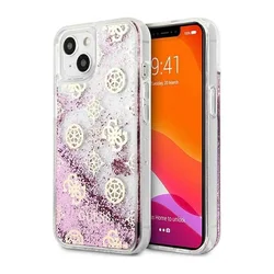 TELEMPIRE Maska za telefon Guess Hc Liquid Glitter Peony za iPhone 13 6.1 roze
