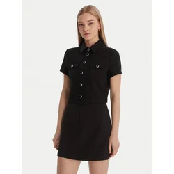 Guess Srajca W6RH83 KCMU2 Črna Regular Fit