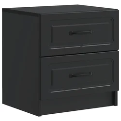 Noćni ormar Crna 43 x 34,5 x 44,5 cm Konstruirano drvo
