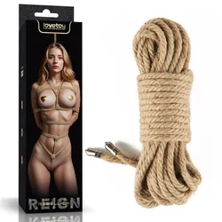 LoveToy Rebellion Reign Rustic Hemp Bondage Rope 10m