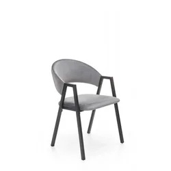 eoshop Oblazinjen jedilni stol K473, siva