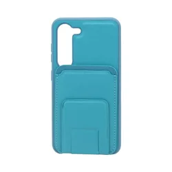 Maska za telefon LEATHER MAGSAFE WALLET za Samsung S23, Plava