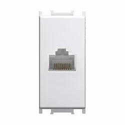 KOMUNIKACIJSKA vtičnica EKONOMIK CAT5E KS RJ45 8/8 BELA