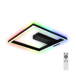 Brilo - LED RGBW prigušiva plafonska lampa FRAME LED/18W/230V 2700-6500K+ sa daljinskim upravljačem