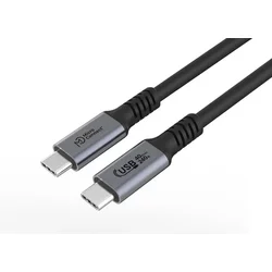 MicroConnect Kabel USB-C MicroConnect Premium USB4 Gen 3x2 0,5 m 40 Gbps, 240 W, USB4CC05-240 W