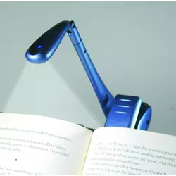 Lampica za privršćivanje na knjigu Bookchair Clip-On LED Plava