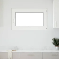 Prozor za podrum RISOR 100 x 60 cm PVC i staklo Bijela