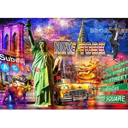 BlueBird - Puzzle New York svetloba - 500 kosov