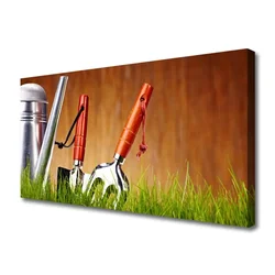 tulup.si Slika na platnu Grass nature orodja 120x60 cm
