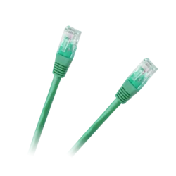 Patchcord kabel UTP 8c plug-plug 1.0m CCA zelena kat.6e