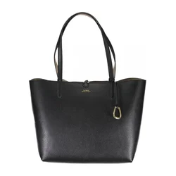 Lauren Ralph Lauren  Nakupovalne torbe MERRIMACK REVERSIBLE TOTE MEDIUM  Črna