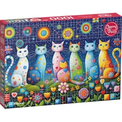 Cherry Pazzi - Puzzle Simpatični mucki - 1 000 kosov